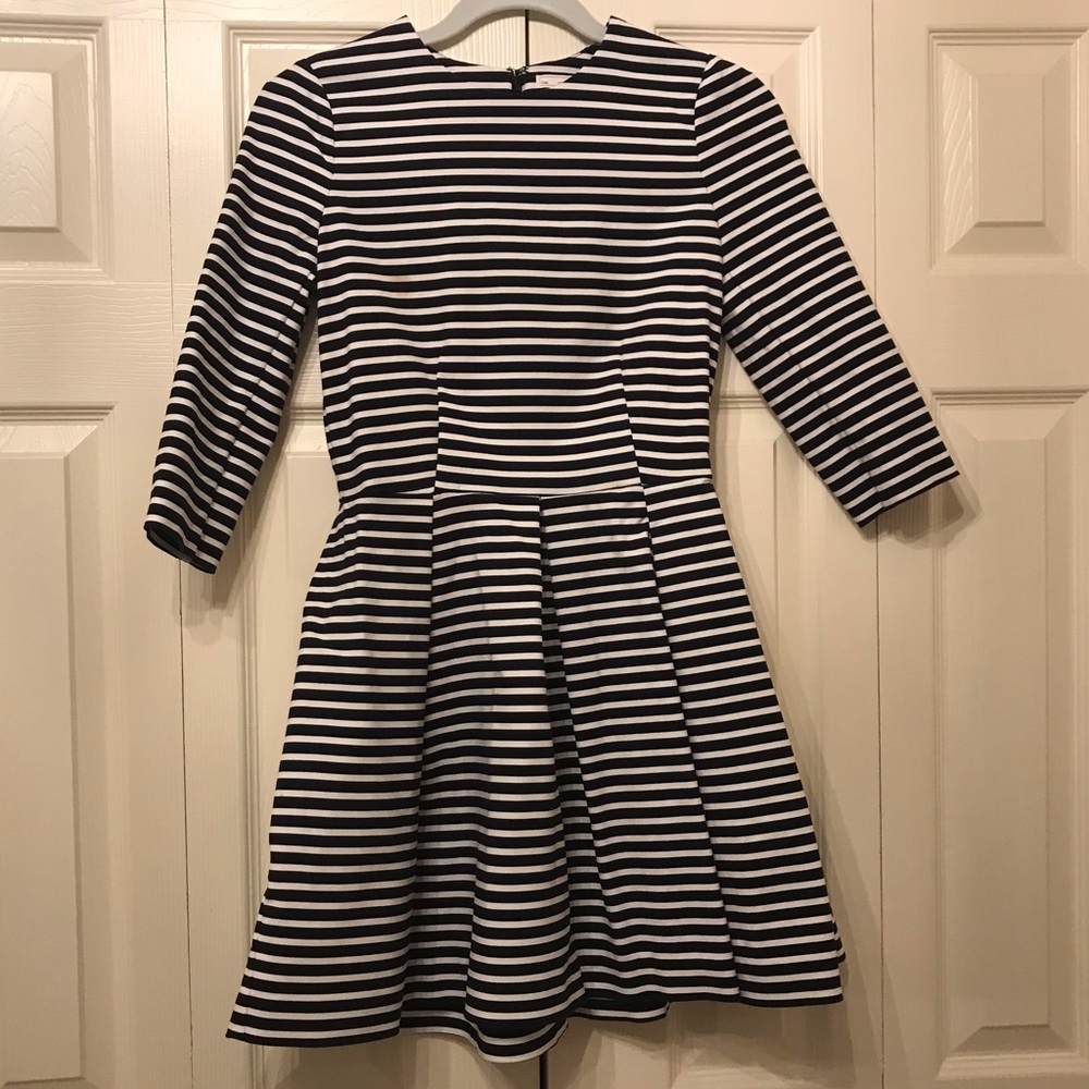 GAP Black & White Striped Mini Dress